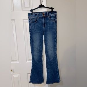 American Eagle Flare Jeans Size 4S SuperStretch